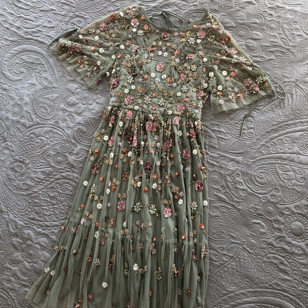 Exclusive Needle & Thread Midi Embellished Floral